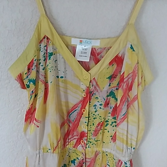 Matix button up silk/cotton blend tank top - Picture 3 of 7